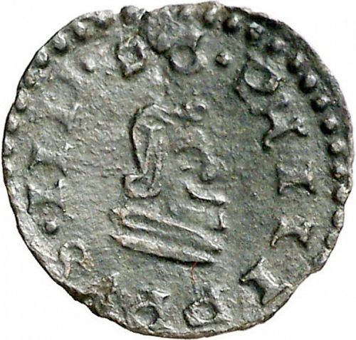 2 Maravedies Obverse Image minted in SPAIN in 1663M (1621-65  -  FELIPE IV)  - The Coin Database