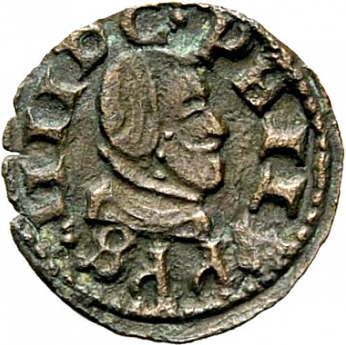 2 Maravedies Obverse Image minted in SPAIN in 1663S (1621-65  -  FELIPE IV)  - The Coin Database