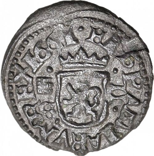 2 Maravedies Reverse Image minted in SPAIN in 1661S (1621-65  -  FELIPE IV)  - The Coin Database