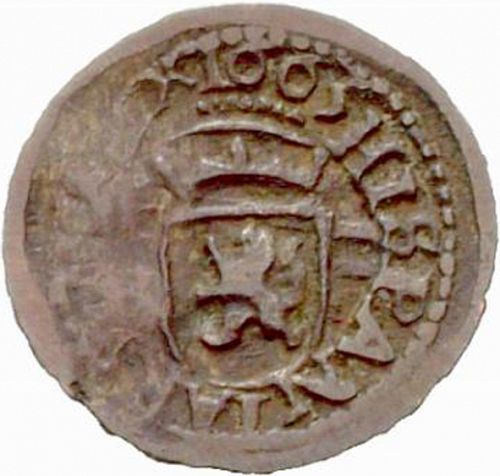 2 Maravedies Reverse Image minted in SPAIN in 1663BR (1621-65  -  FELIPE IV)  - The Coin Database