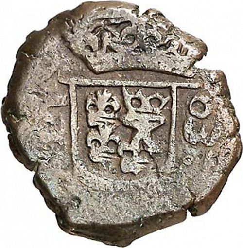 2 Maravedies Obverse Image minted in SPAIN in 1703 (1700-46  -  FELIPE V)  - The Coin Database