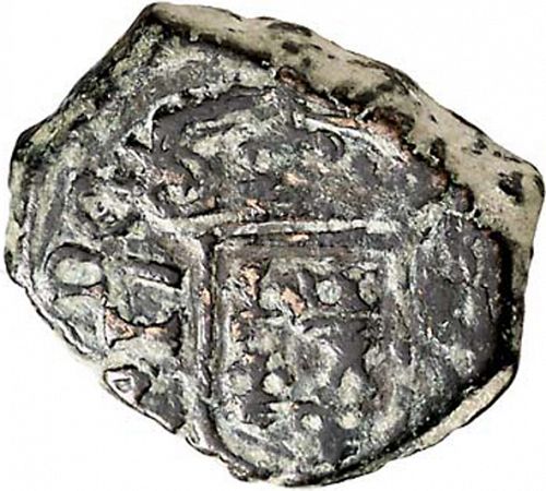 2 Maravedies Obverse Image minted in SPAIN in 1707 (1700-46  -  FELIPE V)  - The Coin Database