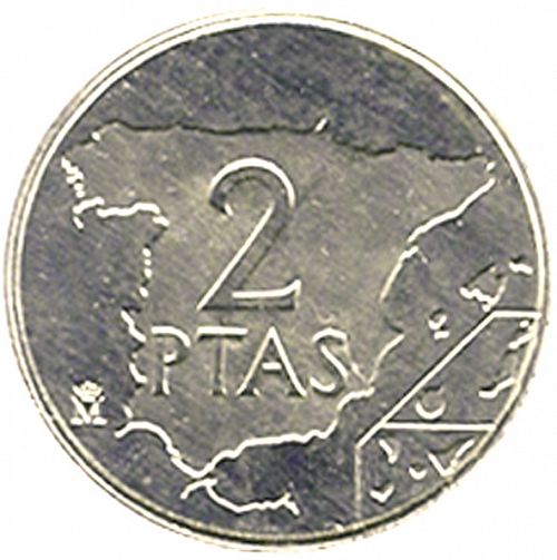 2 Pesetas Reverse Image minted in SPAIN in 1984 (1975-82  -  JUAN CARLOS I)  - The Coin Database