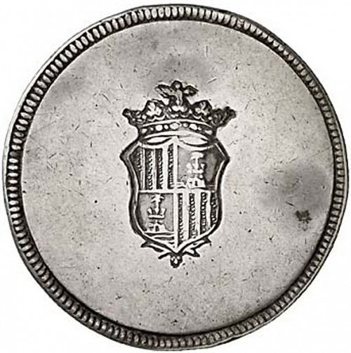 30 Sous Reverse Image minted in SPAIN in 1808 (1808-33  -  FERNANDO VII - Local coinage)  - The Coin Database