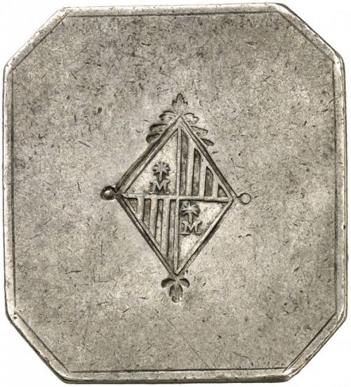 30 Sous Reverse Image minted in SPAIN in 1808 (1808-33  -  FERNANDO VII - Local coinage)  - The Coin Database
