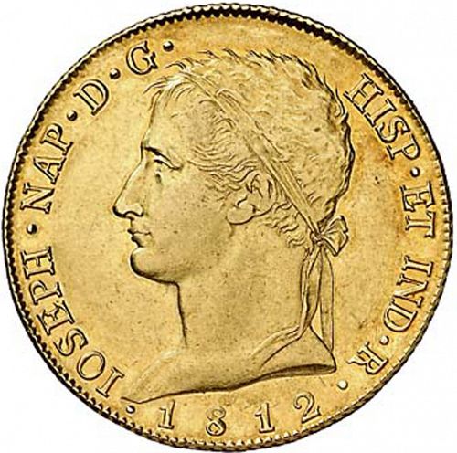320 Reales Obverse Image minted in SPAIN in 1812RS (1808-13  -  JOSE NAPOLEON - Vellon cng.)  - The Coin Database