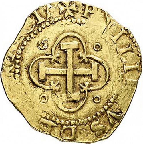 4 Coronas Obverse Image minted in SPAIN in ND (1556-98  -  FELIPE II - Local Coinage)  - The Coin Database