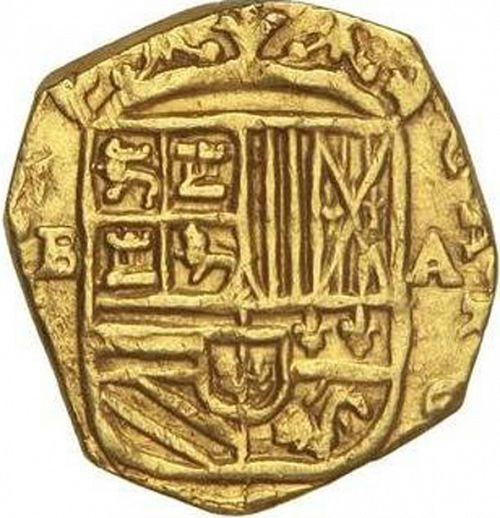 4 Escudos Obverse Image minted in SPAIN in 1676 (1665-00  -  CARLOS II)  - The Coin Database