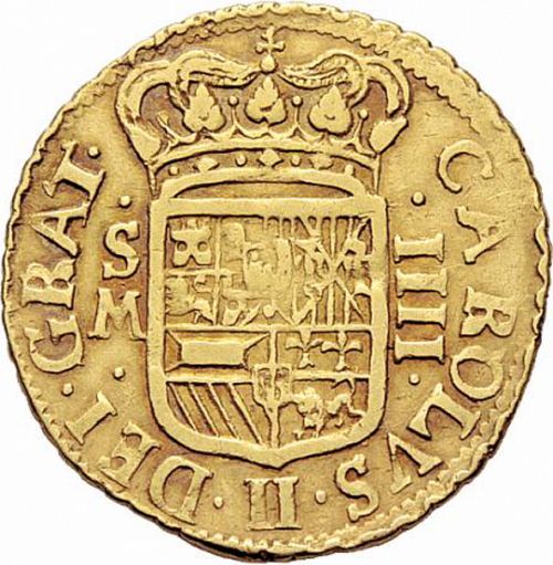 4 Escudos Obverse Image minted in SPAIN in 1699M (1665-00  -  CARLOS II)  - The Coin Database