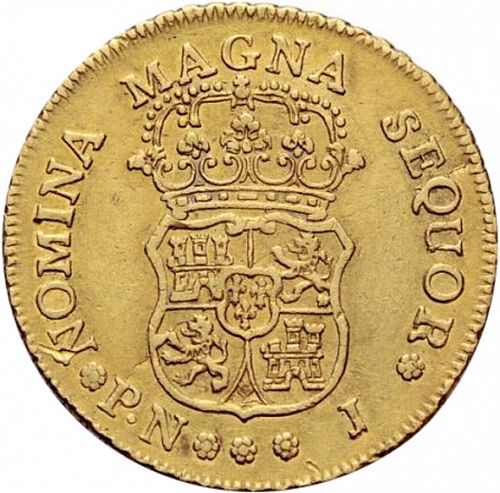 4 Escudos Reverse Image minted in SPAIN in 1769J (1759-88  -  CARLOS III)  - The Coin Database