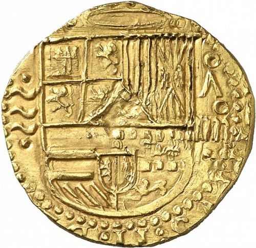 4 Escudos Obverse Image minted in SPAIN in ND/A (1556-98  -  FELIPE II)  - The Coin Database