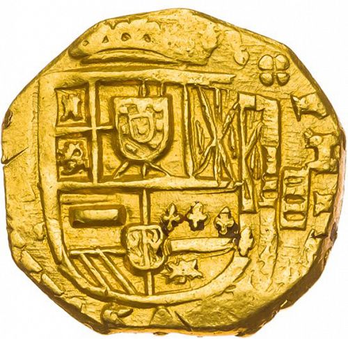 4 Escudos Obverse Image minted in SPAIN in 1661A (1621-65  -  FELIPE IV)  - The Coin Database