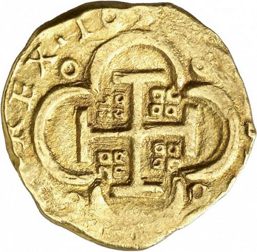 4 Escudos Reverse Image minted in SPAIN in 1639R (1621-65  -  FELIPE IV)  - The Coin Database