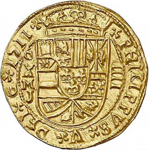 4 Escudos Obverse Image minted in SPAIN in 1711J (1700-46  -  FELIPE V)  - The Coin Database