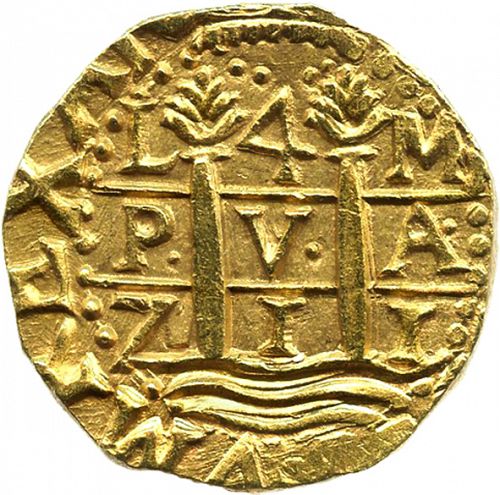 4 Escudos Obverse Image minted in SPAIN in 1711M (1700-46  -  FELIPE V)  - The Coin Database
