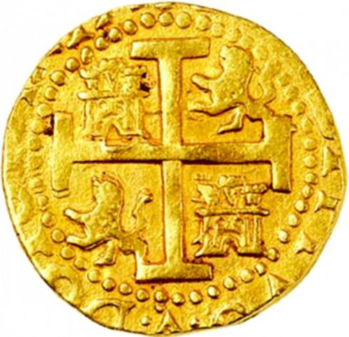 4 Escudos Reverse Image minted in SPAIN in 1708H (1700-46  -  FELIPE V)  - The Coin Database