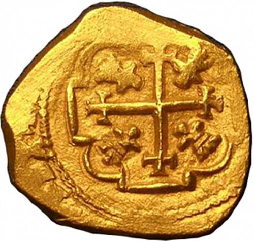 4 Escudos Reverse Image minted in SPAIN in 1713J (1700-46  -  FELIPE V)  - The Coin Database