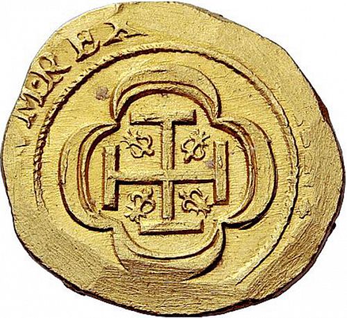 4 Escudos Reverse Image minted in SPAIN in 1714J (1700-46  -  FELIPE V)  - The Coin Database