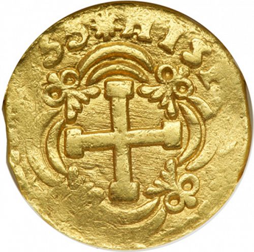 4 Escudos Reverse Image minted in SPAIN in 1755S (1746-59  -  FERNANDO VI)  - The Coin Database