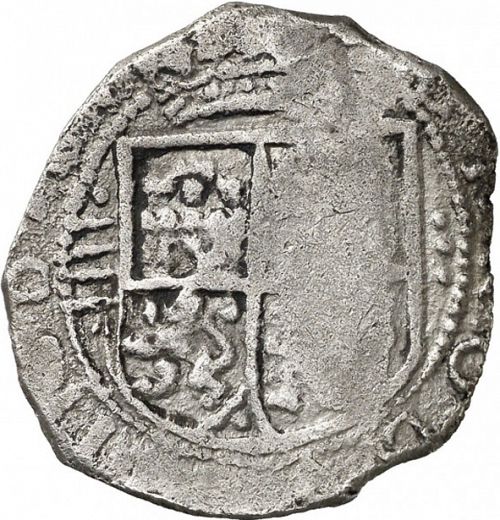 4 Reales Obverse Image minted in SPAIN in 1666PºR (1665-00  -  CARLOS II)  - The Coin Database