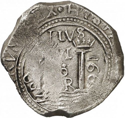 4 Reales Reverse Image minted in SPAIN in 1666PºR (1665-00  -  CARLOS II)  - The Coin Database