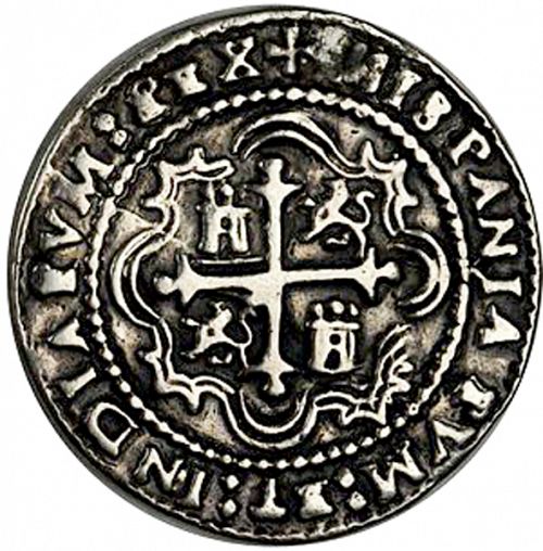 4 Reales Reverse Image minted in SPAIN in 1682L (1665-00  -  CARLOS II)  - The Coin Database