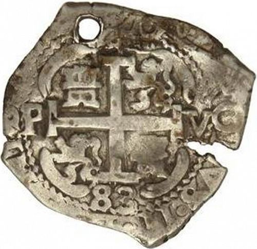 4 Reales Reverse Image minted in SPAIN in 1683V (1665-00  -  CARLOS II)  - The Coin Database