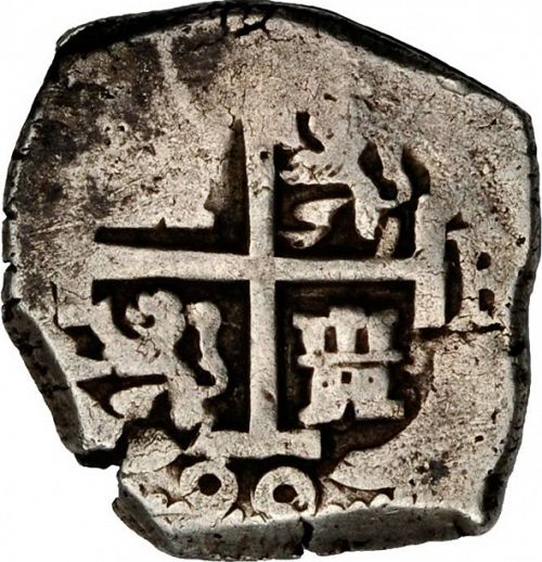 4 Reales Reverse Image minted in SPAIN in 1699F (1665-00  -  CARLOS II)  - The Coin Database