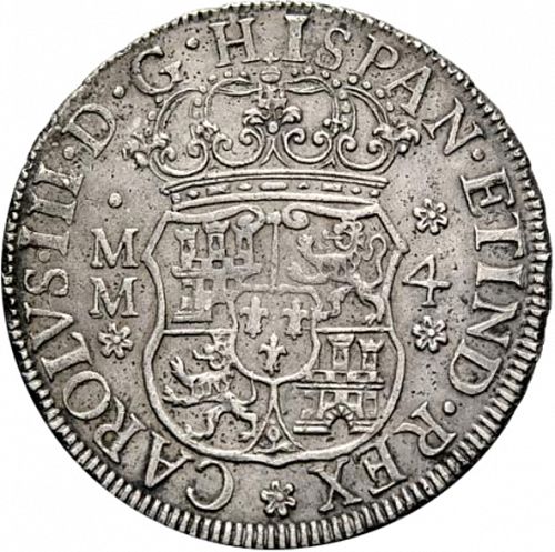 4 Reales Obverse Image minted in SPAIN in 1762MM (1759-88  -  CARLOS III)  - The Coin Database