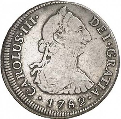 4 Reales Obverse Image minted in SPAIN in 1782MI (1759-88  -  CARLOS III)  - The Coin Database