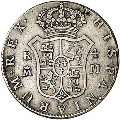 4 Reales Reverse Image minted in SPAIN in 1788M (1759-88  -  CARLOS III)  - The Coin Database