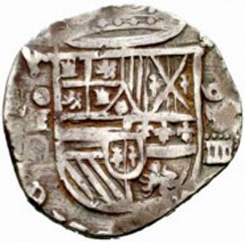 4 Reales Obverse Image minted in SPAIN in 1593I (1556-98  -  FELIPE II)  - The Coin Database