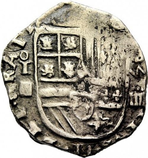 4 Reales Obverse Image minted in SPAIN in 1595I (1556-98  -  FELIPE II)  - The Coin Database
