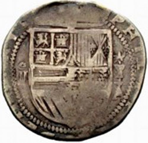4 Reales Obverse Image minted in SPAIN in ND/A (1556-98  -  FELIPE II)  - The Coin Database