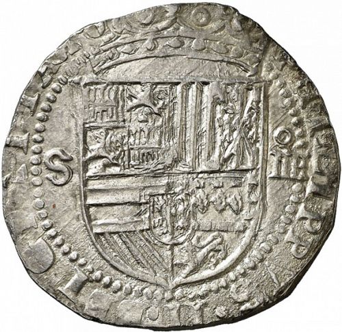 4 Reales Obverse Image minted in SPAIN in ND/DD (1556-98  -  FELIPE II)  - The Coin Database