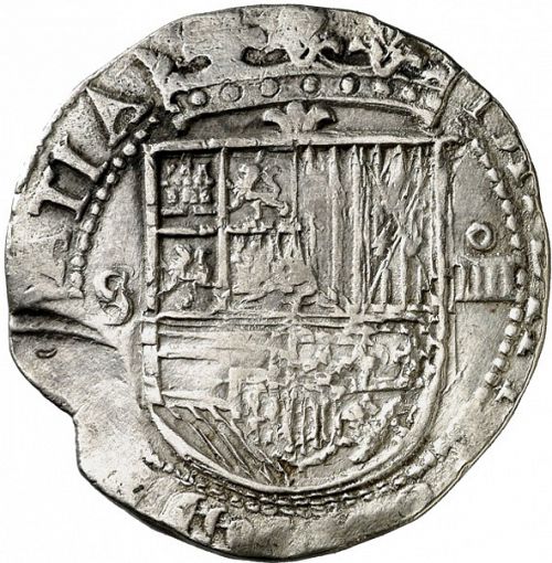 4 Reales Obverse Image minted in SPAIN in ND/D (1556-98  -  FELIPE II)  - The Coin Database