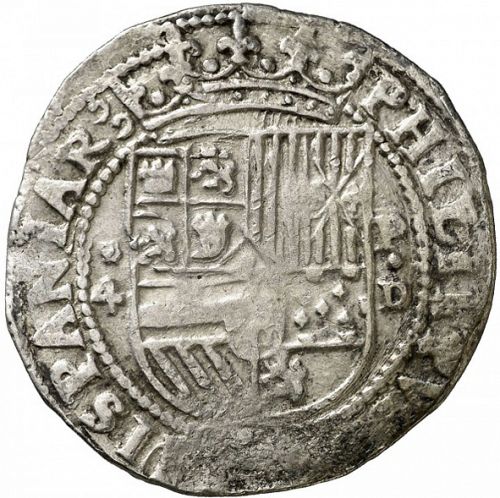 4 Reales Obverse Image minted in SPAIN in ND/D (1556-98  -  FELIPE II)  - The Coin Database