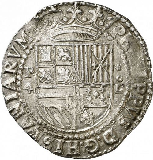 4 Reales Obverse Image minted in SPAIN in ND/D (1556-98  -  FELIPE II)  - The Coin Database