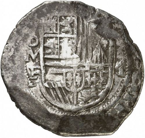 4 Reales Obverse Image minted in SPAIN in ND/F (1556-98  -  FELIPE II)  - The Coin Database