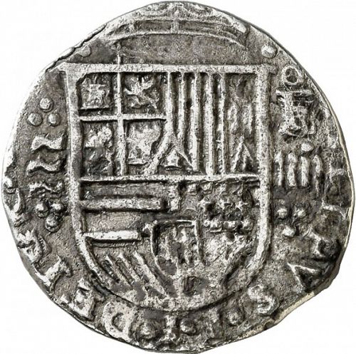4 Reales Obverse Image minted in SPAIN in ND/F (1556-98  -  FELIPE II)  - The Coin Database