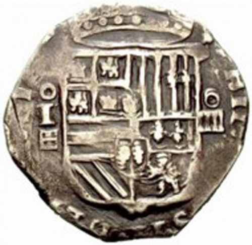 4 Reales Obverse Image minted in SPAIN in ND/I (1556-98  -  FELIPE II)  - The Coin Database
