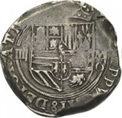 4 Reales Obverse Image minted in SPAIN in ND/O (1556-98  -  FELIPE II)  - The Coin Database
