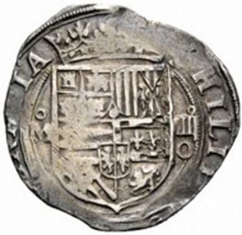 4 Reales Obverse Image minted in SPAIN in ND/O (1556-98  -  FELIPE II)  - The Coin Database