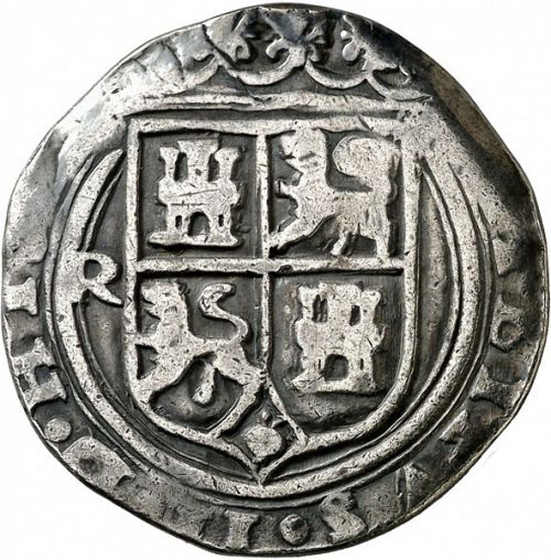 4 Reales Obverse Image minted in SPAIN in ND/R (1556-98  -  FELIPE II)  - The Coin Database