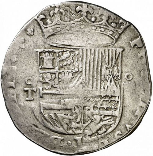 4 Reales Obverse Image minted in SPAIN in ND (1556-98  -  FELIPE II)  - The Coin Database