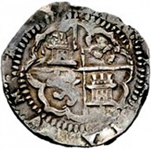 4 Reales Reverse Image minted in SPAIN in 1591M (1556-98  -  FELIPE II)  - The Coin Database