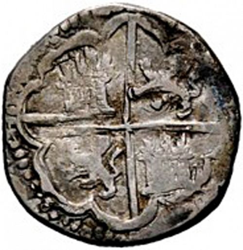 4 Reales Reverse Image minted in SPAIN in 1592M (1556-98  -  FELIPE II)  - The Coin Database