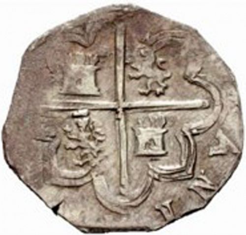 4 Reales Reverse Image minted in SPAIN in 1594I (1556-98  -  FELIPE II)  - The Coin Database