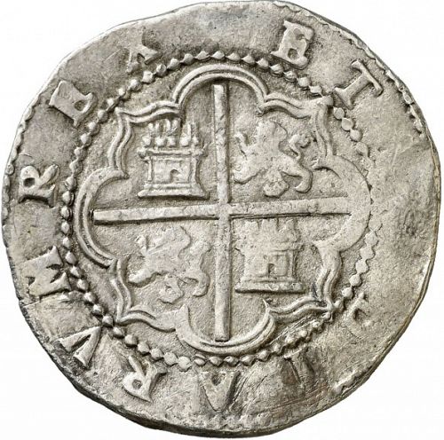 4 Reales Reverse Image minted in SPAIN in ND/D (1556-98  -  FELIPE II)  - The Coin Database