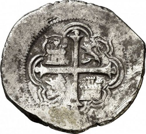 4 Reales Reverse Image minted in SPAIN in ND/F (1556-98  -  FELIPE II)  - The Coin Database